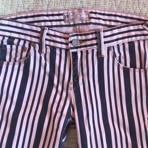 Free People Striped Pants